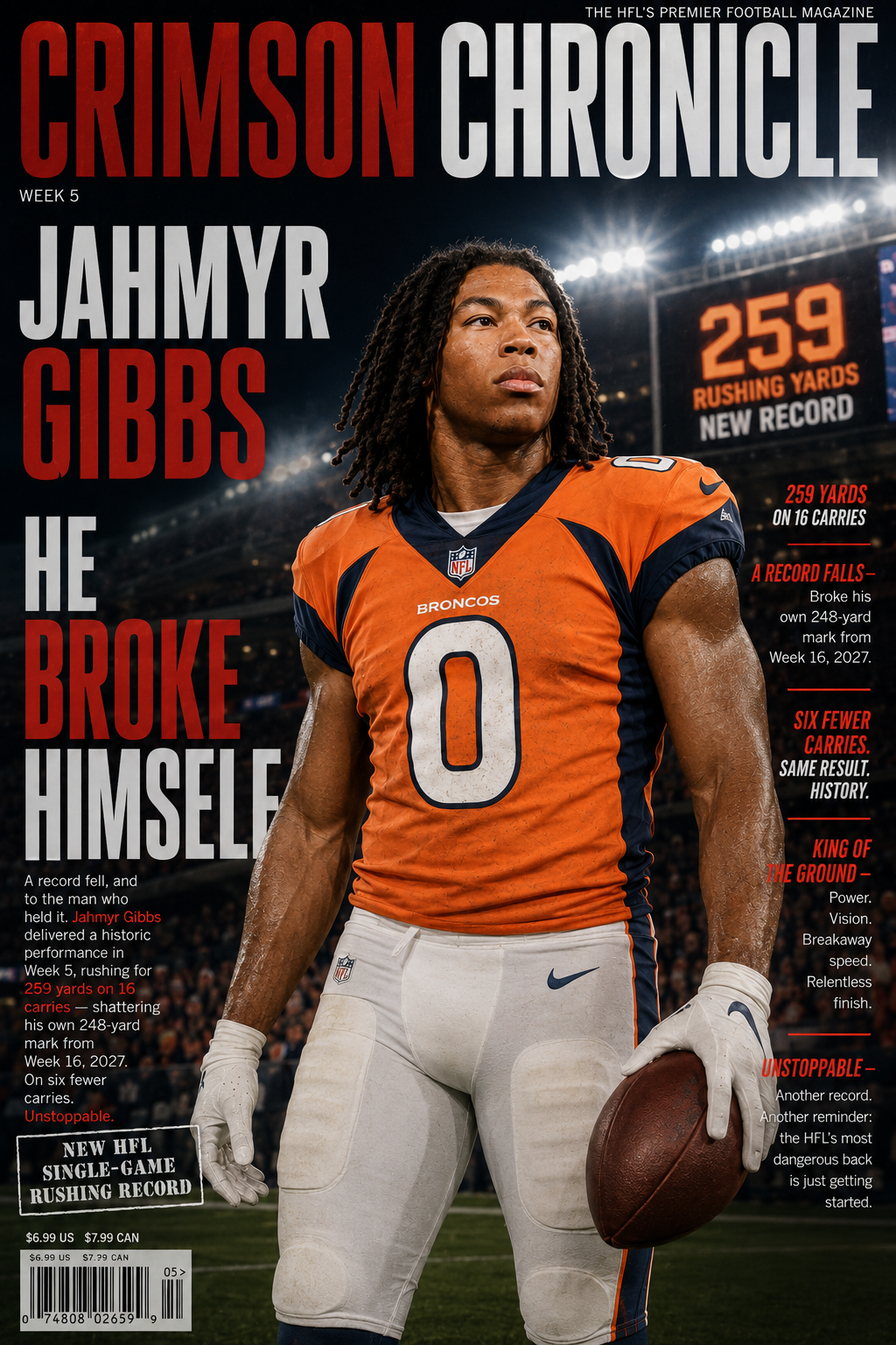Cover: Jahmyr Gibbs